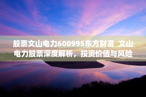 股票文山电力600995东方财富  文山电力股票深度解析，投资价值与风险预警