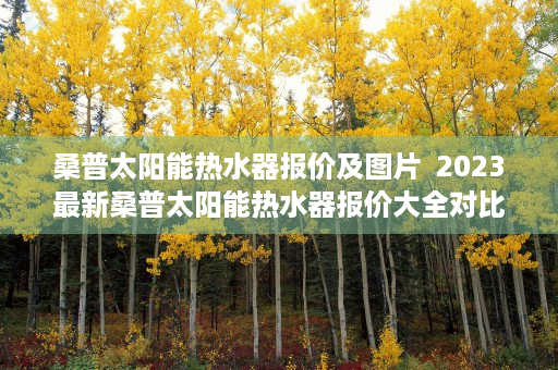 桑普太阳能热水器报价及图片  2023最新桑普太阳能热水器报价大全对比分析，选购指南