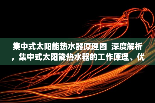 集中式太阳能热水器原理图  深度解析，集中式太阳能热水器的工作原理、优缺点及选购指南